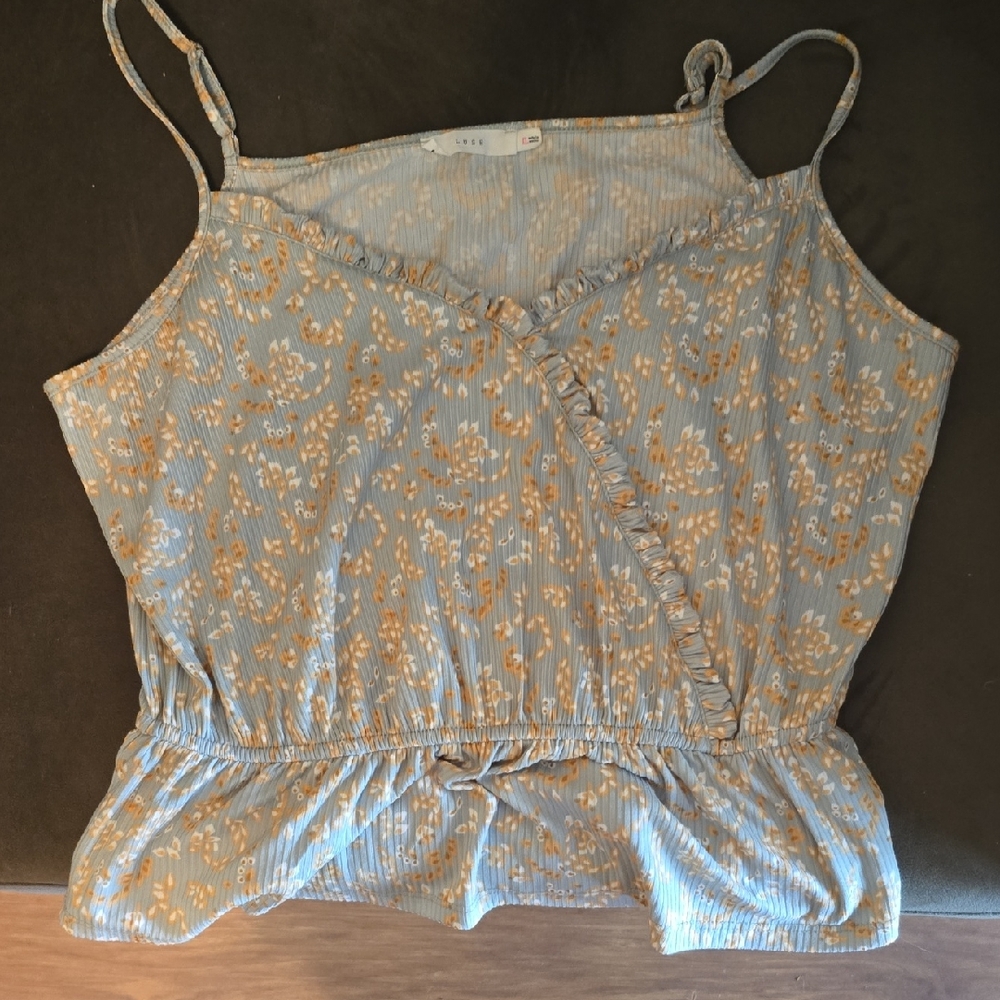 EUC Peplum Tank